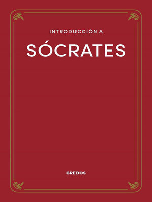 cover image of Introducción a Sócrates